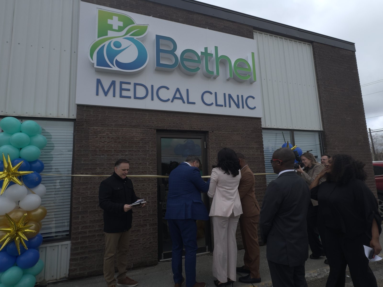 Inside Bethel Medical Clinic on opening day
