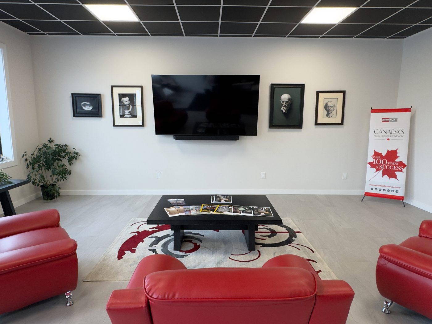 Training room and presentation space at the 204 Airport Boulevard office, Gander