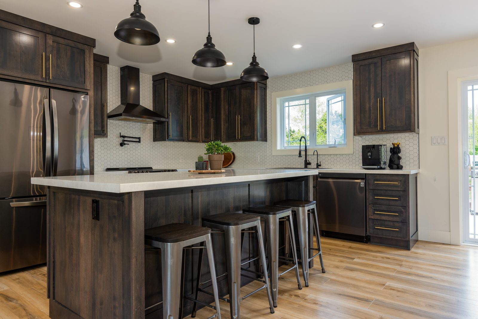 Modern kitchen interior — new construction home in Gander