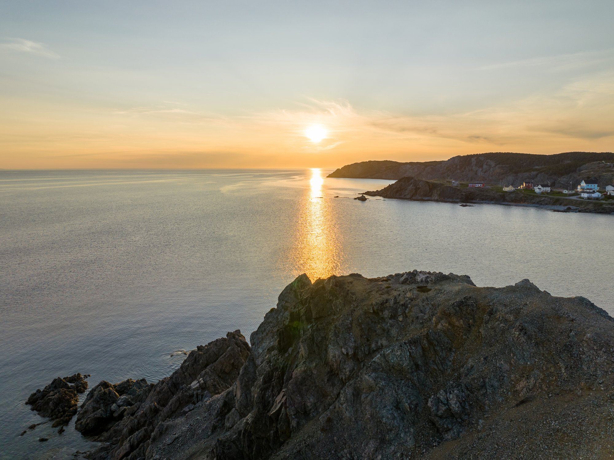 Sunset over the Twillingate coast